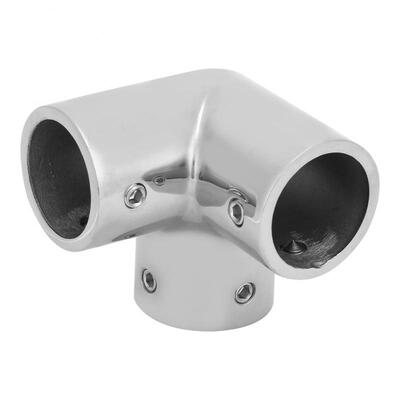 

Greensen 3-Way Stainless Steel Corner Pipe Fitting Tube Connector Side Outlet Elbow 1 Inch