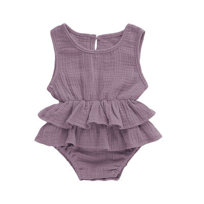 

New Summer Newborn Kid Baby Girl Clothes Sleeveless Romper Tutu Dress 1PC Outfit