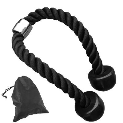 

Tricep Rope Multi Gym Push Up Pull Down Cord Bodybuilding Attachment Cable