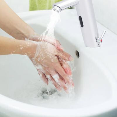 

Greensen Battery Power Automatic Sensor Faucet Hot Cold Water Mixer Tap for Bathroom Basin Kitchen Sink