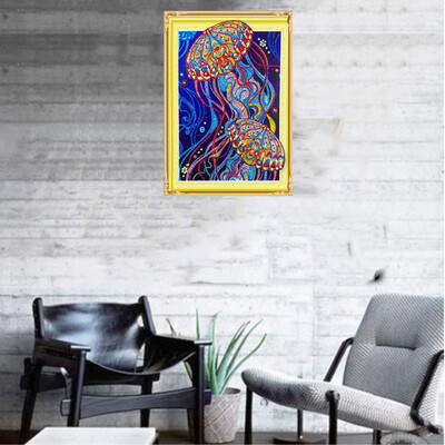 

Gobestart Special Shaped Diamond Painting DIY 5D Partial Drill Cross Stitch Kits Crystal