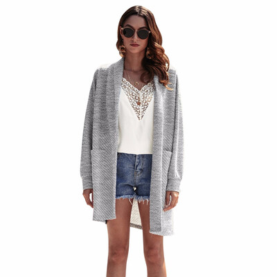 

Fashion Women Knitted Sweater Casual Cardigan Long Sleeve Coat Outwear Tops Plus Size