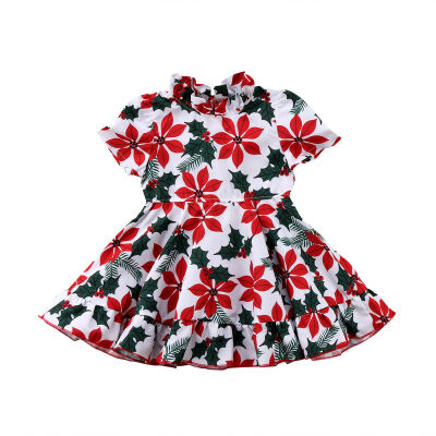 

SUNSIOM Summer Toddler Kid Baby Girl Ruffle Princess Floral Dress Holiday Tutu Sundress