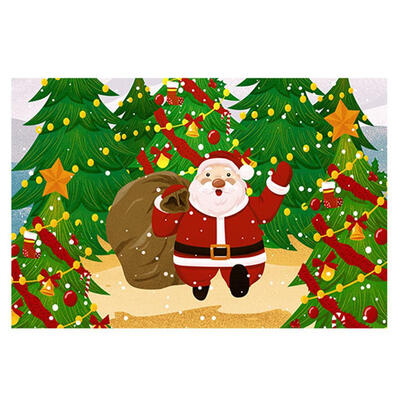 

Christmas Santa Clause Self-adhesive Bathroom Non-slip Toilet Floor Sticker