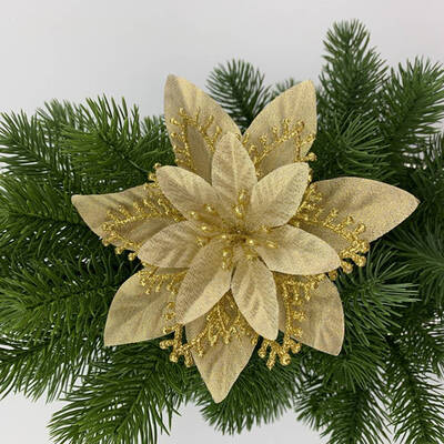 

Christmas Artificial Flowers Christmas Tree Ornaments Xmas Flowers Christmas Tree Decoration Flower