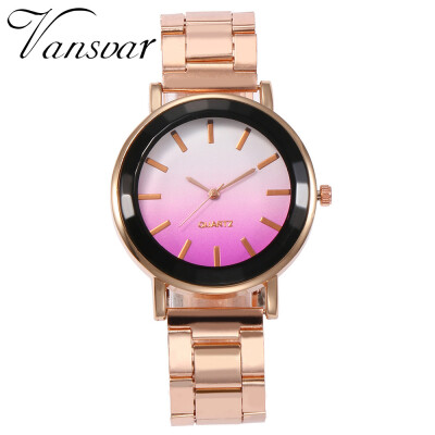 

Luxury Women Watches Multicolor Dial Ladies Analog Quartz Wristwatch Rose Gold Alloy Strap Fashion Clock Dress Gift Reloj Mujer5