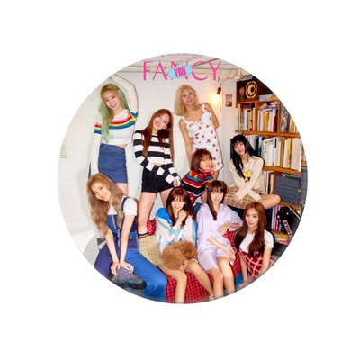 

KPOP TWIC New Album "Fancy You" Customized Personalized Round Tinplate Badge Super Cute Bag Pendant Accessories Hot Gift for Fan