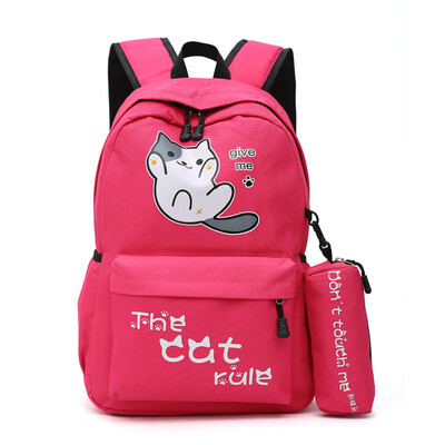 

Chic schoolbag girl Korean version Yusuku ulzzang junior high school students backpack canvas ins Shoulder Bag Girl