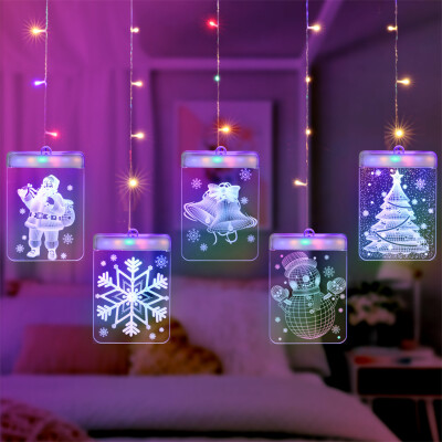 

Siaonvr Christmas Decorative Lamps USB LED Night Light 3D Acrylic Sign Light Decor