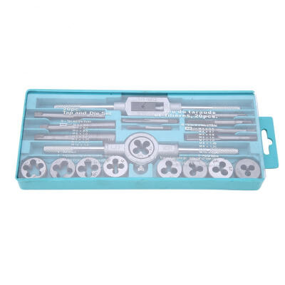 

Greensen 20pcs Taps&Dies Set M3M12 Screw Thread & Tap Wrench & Die Wrench Hand