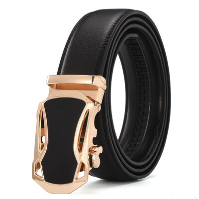 

New Mens Alloy Buckle Belts Leather Automatic Buckle Male Business Belts Casual Fashion Man Brand Belts