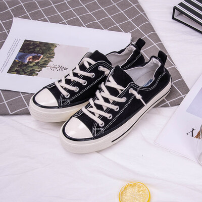 

Comet EVENSTAR 2019 new students a pedal lazy shoes Korean version of the wild shoes retro canvas shoes