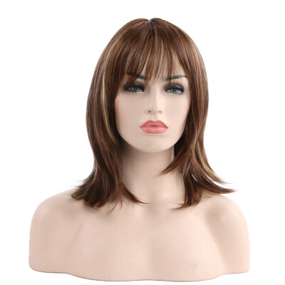 

Mix Colors Bangs Hair WIG-8990