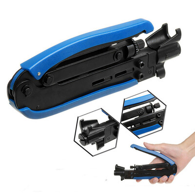 

〖Follure〗Dual-Purpose RG56 6117F Head Squeeze Pliers Coaxial Cable Crimping Pliers