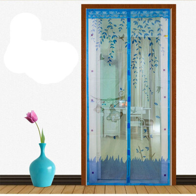 

Door Mesh Magnetic Curtain Fastening Hands Free Fly Bug Screen Net
