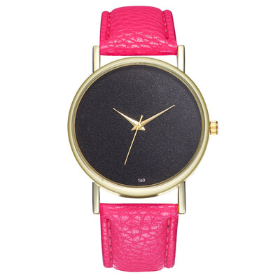 

Hot New Fashion Watches Women Men Lovers Watch Leather Quartz Wristwatch Female Male Clocks Relogio Feminino DropShipping &Ff