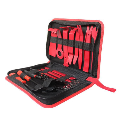 

Vislone 19Pcs Trim Removal Tool Kit Auto Car Audio Radio Door Panel Clip Pliers Fastener Remover Pry Repair Hand Tool