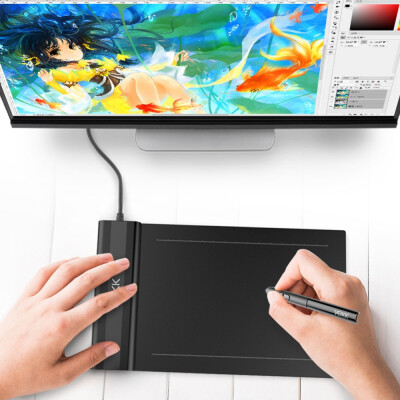 

2019 Fashion VEIKK S640 4 x 6 inch Digital Drawing Tablet with Battery-free Pen