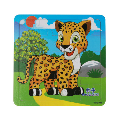 

Gotoamei Wooden Puzzle Educational Developmental Baby Kids Training Toy