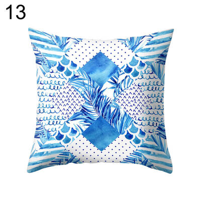 

Coconut Tree Wide Leaf Throw Pillow Protector Case Cushion Cover Bedding Article