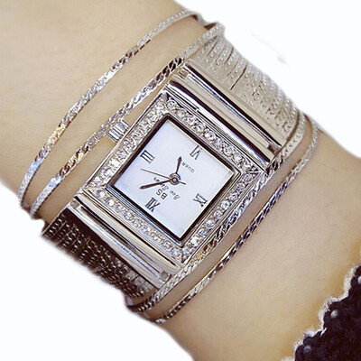 

Luxury Brand Gold Women Bracelet Ladies Waterproof Fashion Dress Watch Women Clock