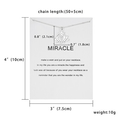

Rinhoo Fashion Jewelry Animal Zodiac Miracle Monkey Alloy Clavicle Pendant Short Choker Necklaces for Women Birthday Jewelry