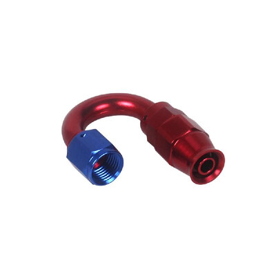 

AN -6 AN6 180° Stealth Black Teflon Hose Fitting