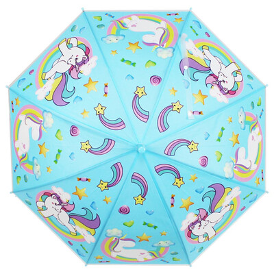 

Unicorn Kids Folding Umbrella Gift Folding Boys Girls Character Umbrellas