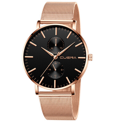

Gobestart Women Quartz Date Watches Luxury Brand Stainless Steel Strap Mens Wrist Watch