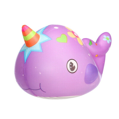

〖Follure〗Squishies Toy Kawaii Narwhal Slow Rising Cream Scented Stress Relief Toys Gifts