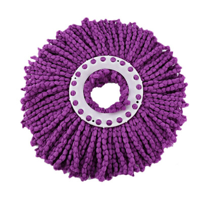 

Microfiber 360 Rotating Floor Mop Head Magic Replacement Automatic Mop Round Head Home Floor Cleaning Mop