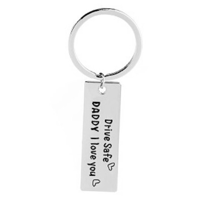 

Goods Personalized Keychain Drive Safe Boyfriend Gift Aluminum Couples Keychain Engraved Keychain