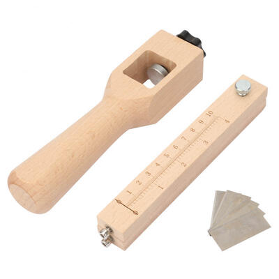 

Greensen Adjustable Leather Strap Wood Cutter Craft Strip Belt Hand Cutting Tool