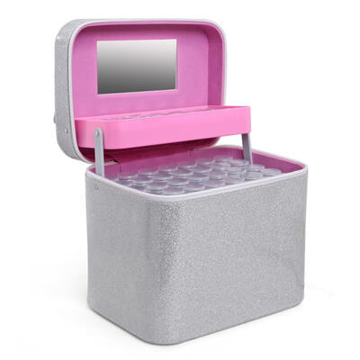 

126 Bottles Diamond Painting Storage Box Beads Nail Cross Stitch Organizer