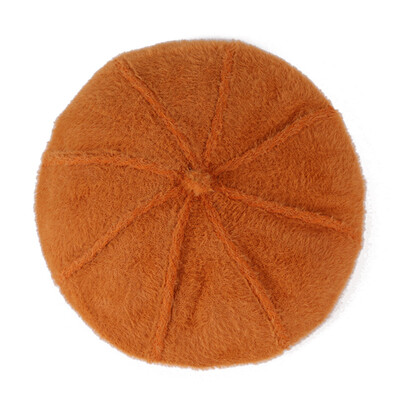 

Hat Lady Autumn&Winter New Beret British Restoration Literature&Art Octagonal Hat Korean ins100 Painters Hat Tide