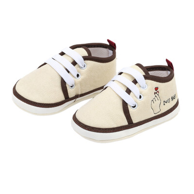 

Spring Autumn Baby Boys Girls First Walkers Casual Shoes Soft Sole Anti-slip Finger Pattern Crib Shoes