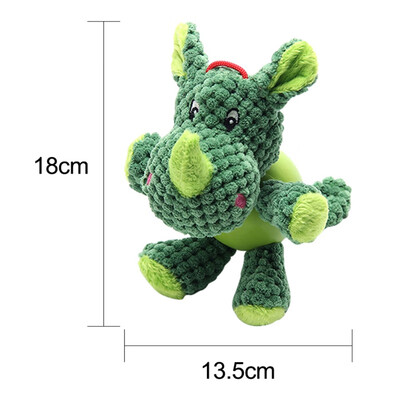 

Corduroy Fabric Dog Toys Pet Puppy Chew Plush Cartoon Animals Squirrel Cotton Rope Bird Shape Bite Toys