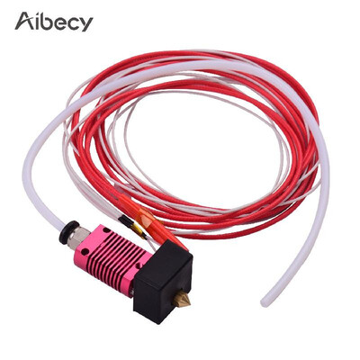

Aibecy 3D Printer Parts Assembled Extruder Hot End Kit with Aluminum Heating Block 04mm Nozzle Compatible with Ender 3Ender 3 Pr