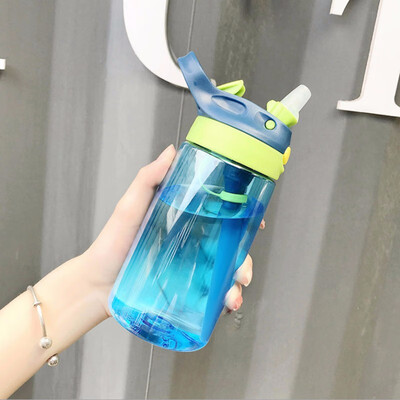 

Kids Water Bottle with Straw&Handle for Girls & Boys
