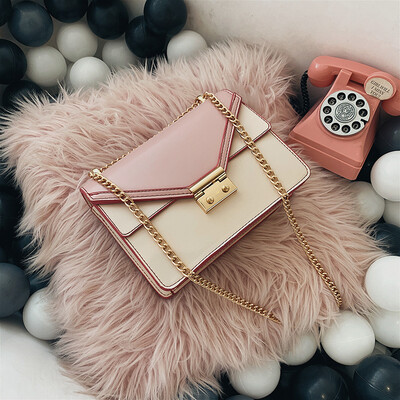 

Qiao Bani 2019 spring new Korean ins fashion street shoot trend chain flip bag shoulder diagonal female bag