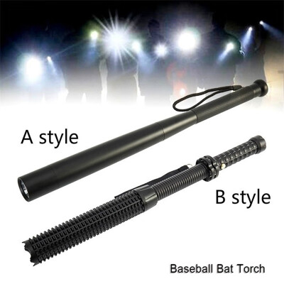 

6500LM CREE Q5 LED Flashlight Torch Lamp 3 Mode Baton Baseball Bat Flashlight Torch for Emergency&Self Defense
