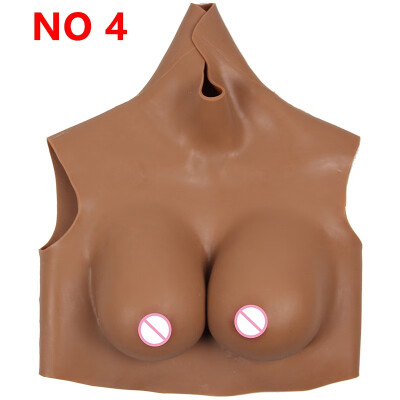 

C D G Cup Latex Fake Breasts Realistic Artificial Silicone Breast Form For Crossdress Sissy Boy Eonism Cosplay Siamese