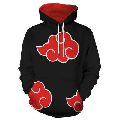 

Auspicious Clouds Printed Pouch Pocket Hoodie