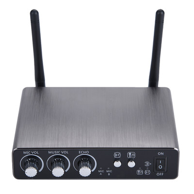 

Greensen Dual Wireless Bluetooth Karaoke Handheld Microphone Various Frequency with Receiver Box