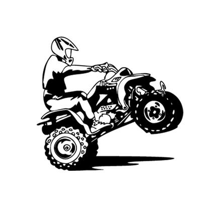 

Removable Motorcycle Driver PVC Wall Stickers Waterproof Living Room Decals