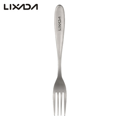 

Lixada Titanium Fork Lightweight Dinner Forks Table Fork for Home Outdoor Picnic Camping Hiking Traveling