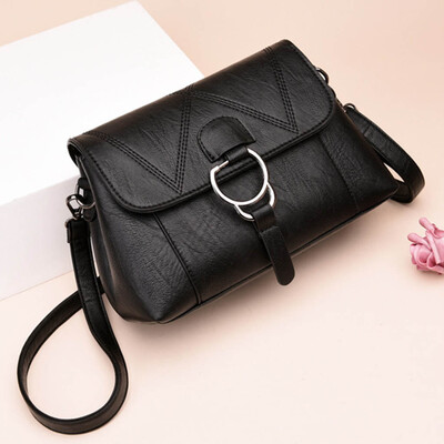 

Tailored Womens Fashion Wild Messenger Bag Solid Color Shoulder Bag Simple Handbag