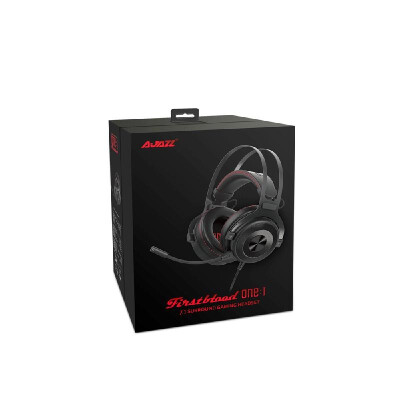 

Ajazz The One Wired Gaming Headphone 71 Surround Sound Headset 35mm Plug with Mic for PS4 PC Laptop