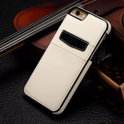 

Double leather card case