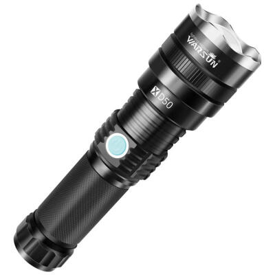 

Super Bright 2000LM Outdoor Mini Zooming LED Flashlight 5 Modes USB Rechargeable Waterproof Torch - Black